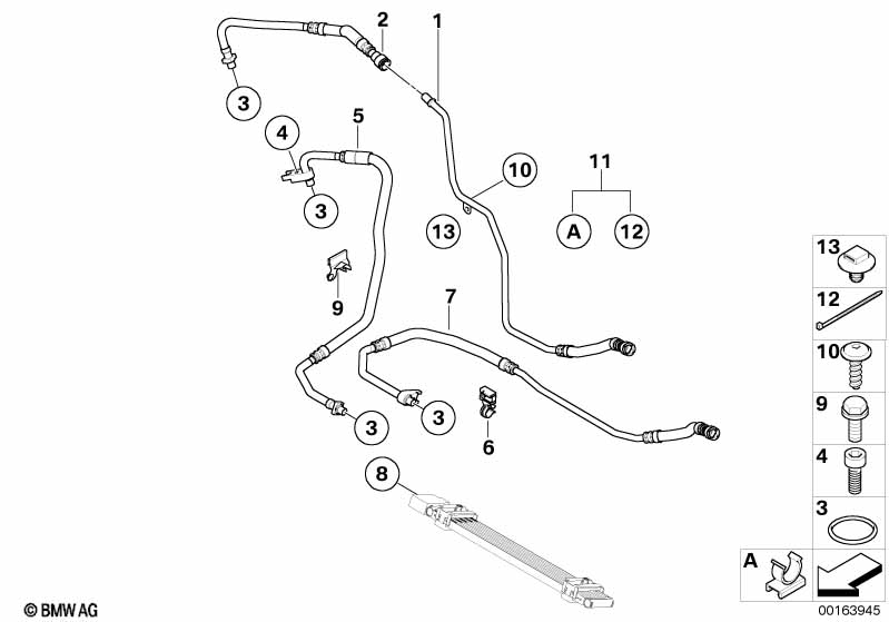 Genuine BMW 17227563859 E60 E61 Holder (Inc. 535i & 535xi) | ML Performance EU Car Parts