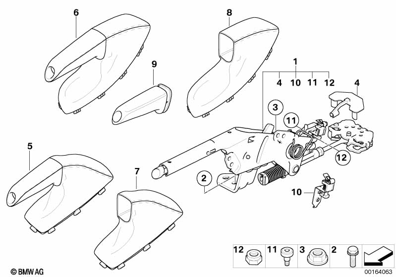 Genuine BMW 34403427959 E83 Handbrake Lever (Inc. X3 3.0d, X3 2.0i & X3 3.0sd) | ML Performance UK Car Parts
