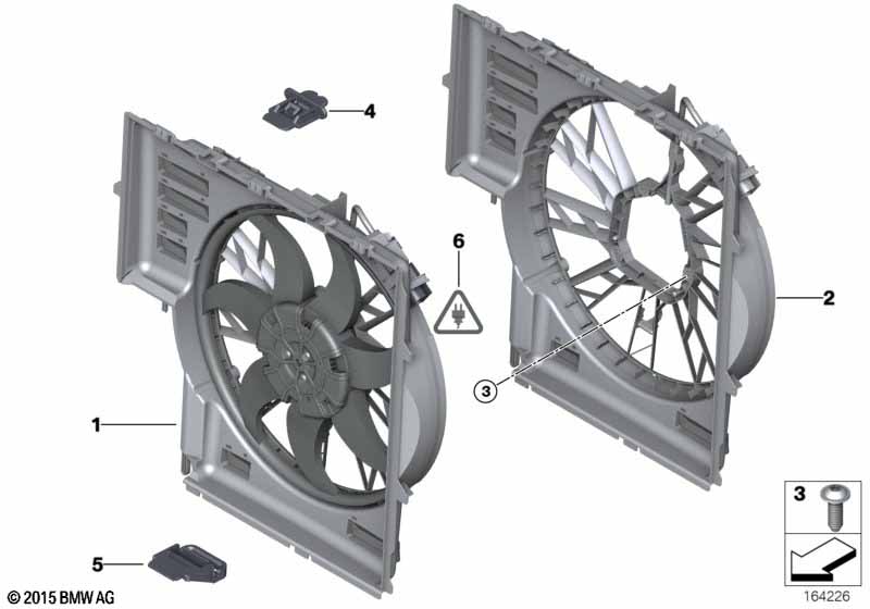 Fan shroud/fan
