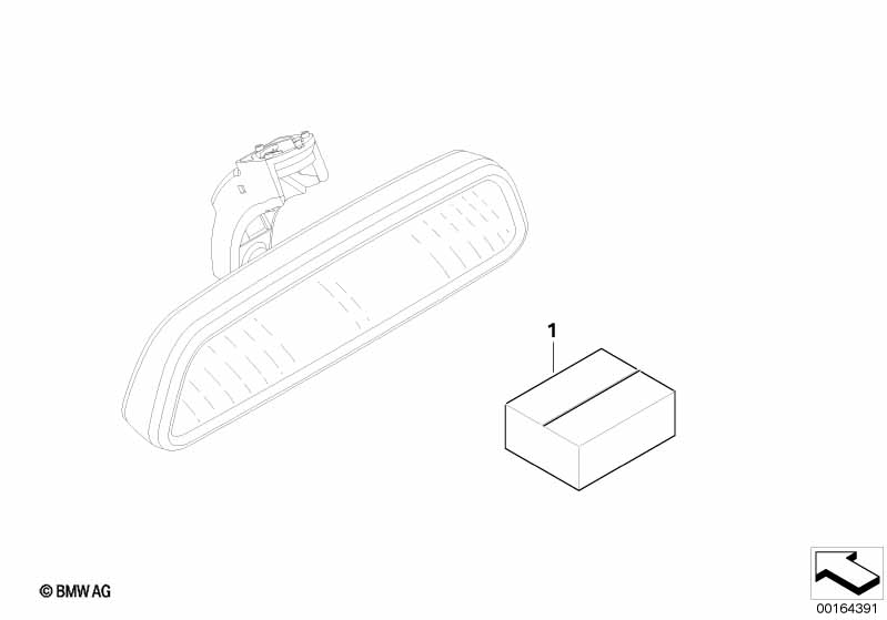 Retrofit rearview mirror w. auto dimmer