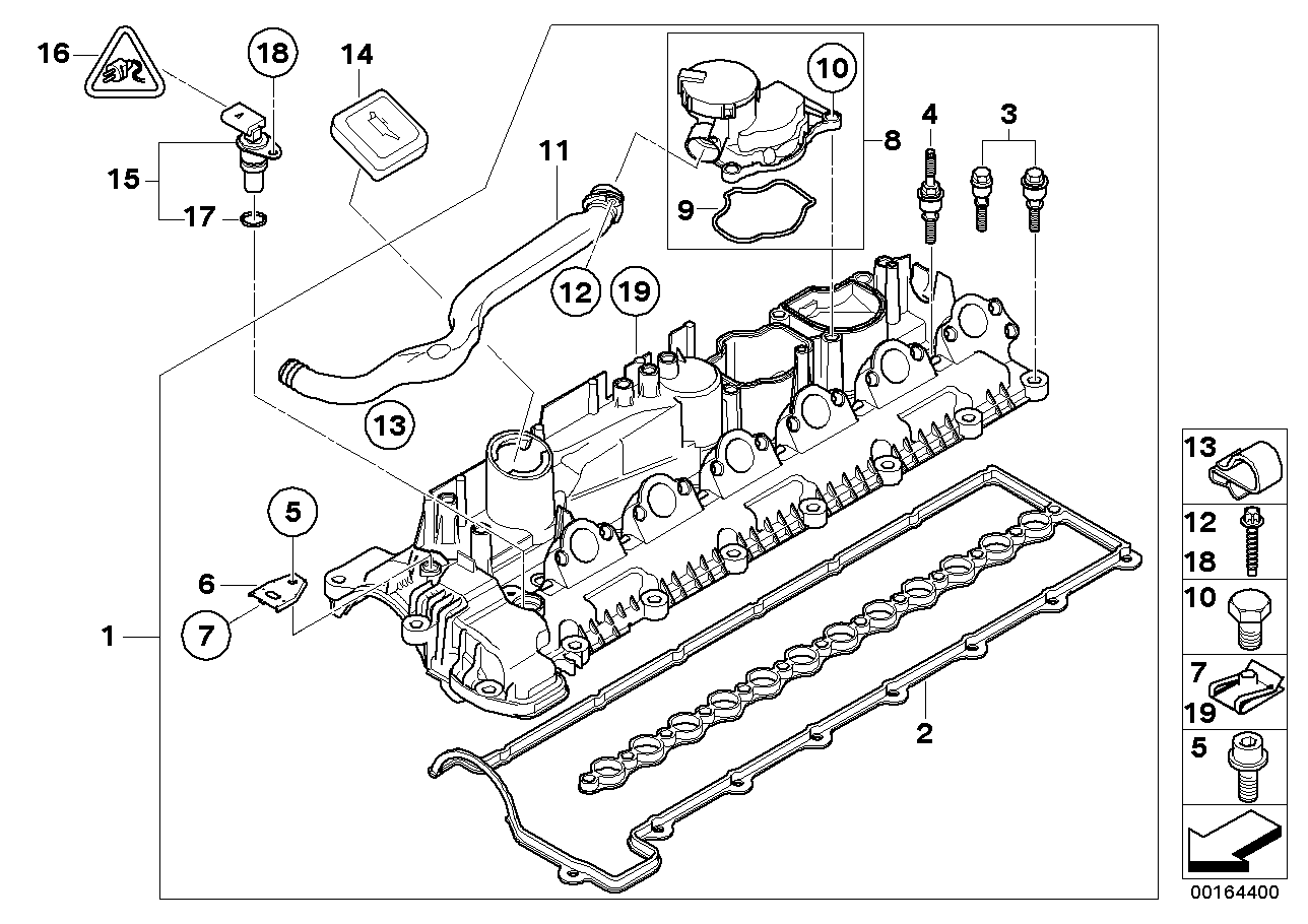 Genuine BMW 11127809513 E64 E70 E61 Vent Pipe (Inc. 635d, 535d & 335d) | ML Performance UK Car Parts