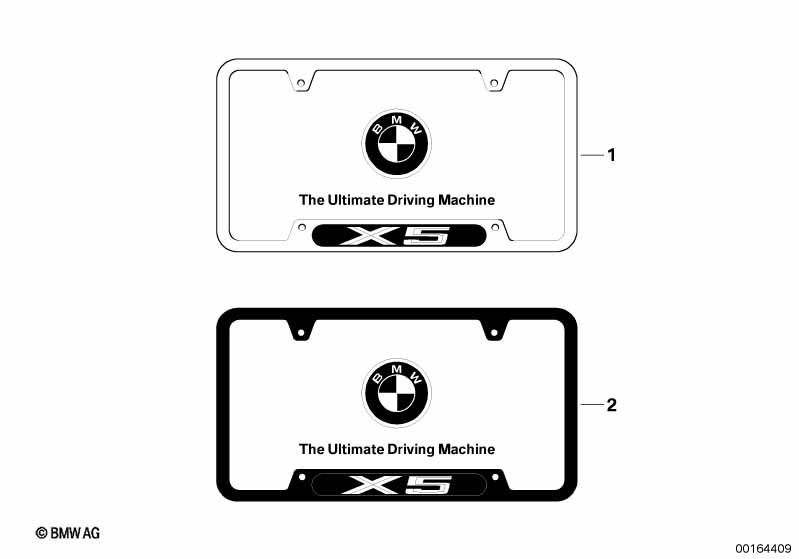 License plate frame