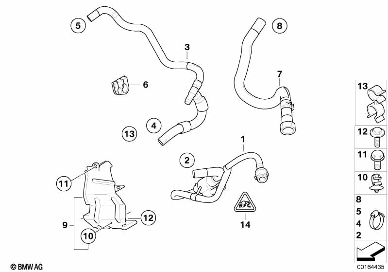 Fuel pipes / Mounting parts