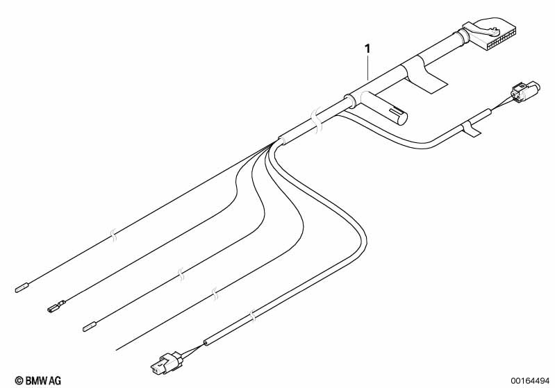 Repair cable for rollover sensor