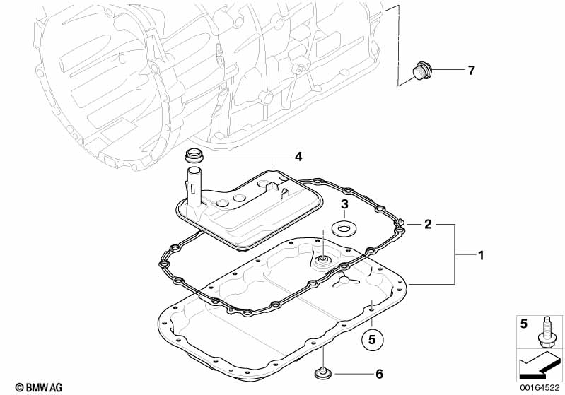 Genuine BMW 24117581605 E91 E93 E90 Kit, Oil Pan (Inc. 118i, 116i 1.6 & X1 25iX) | ML Performance EU Car Parts