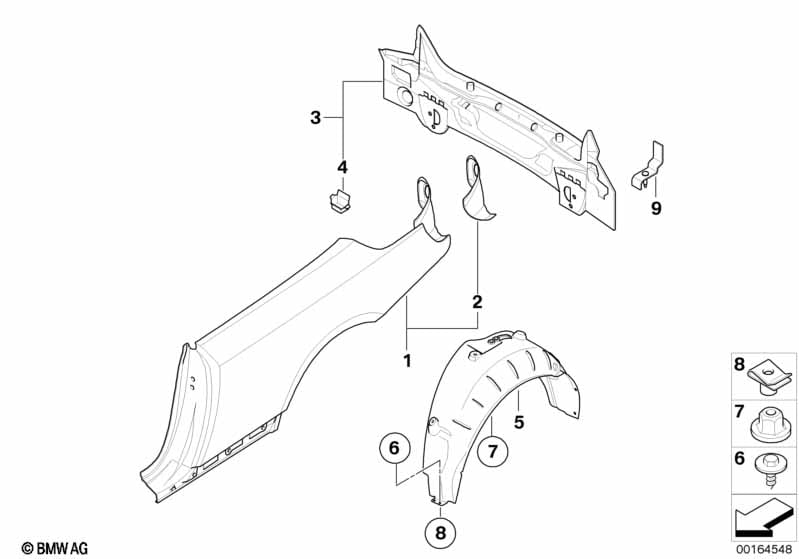 Side panel/tail trim