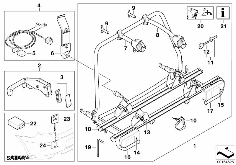 Rear carrier ECE