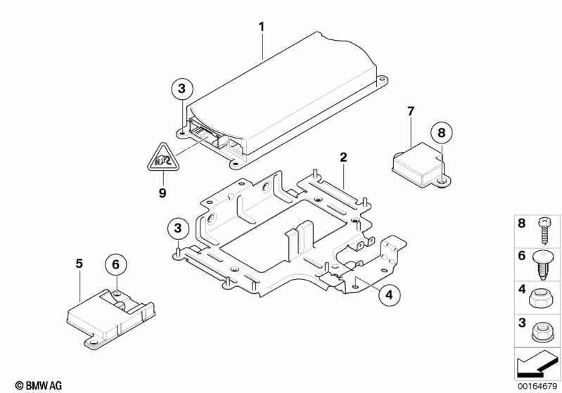 Genuine BMW 84109231092 E92 E90 E88 Exch. Telematics Control Unit GSM (Inc. 325xi, 135i & M3) | ML Performance EU Car Parts