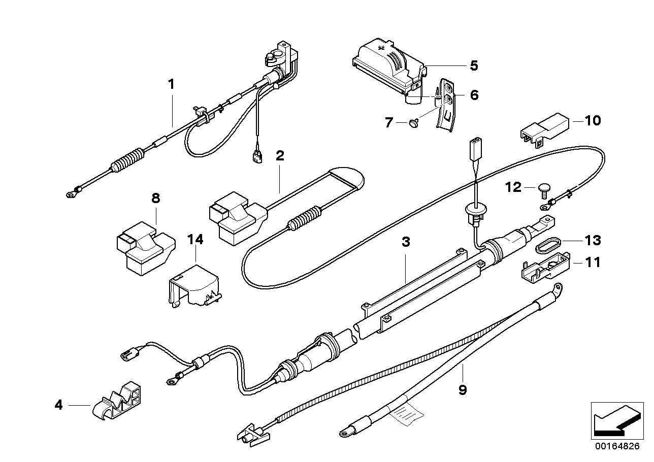 Genuine BMW 61127835218 E60 E61 Battery Cable (Plus Pole) SBK (Inc. M5) | Duco Car Parts UK Car Parts