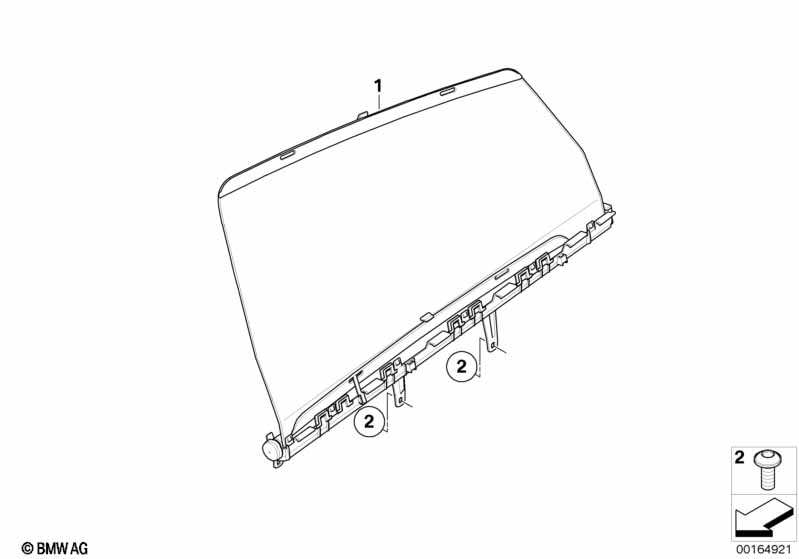 Genuine BMW 51359122654 E71 E72 Right Rear Door Sun Blind (Inc. X6) | ML Performance UK Car Parts