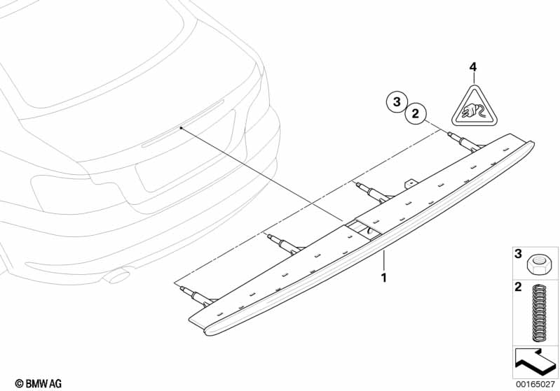 Genuine BMW 63257211238 E82 E88 Spring For Chmsl (Inc. M Coupé, 135i & 128i) | ML Performance UK Car Parts