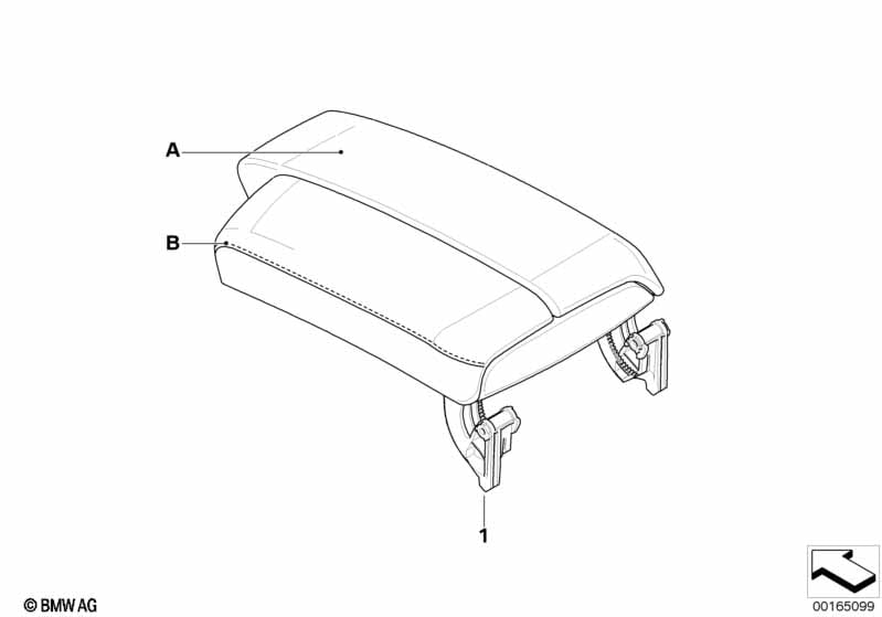 Individual armrest, center console