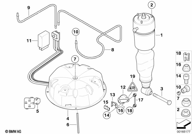 Genuine BMW 37221092403 Screwed Connection D=4MM | Duco Car Parts UK Car Parts