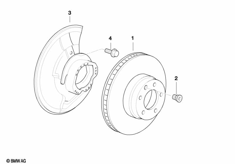 Front brake / brake disc