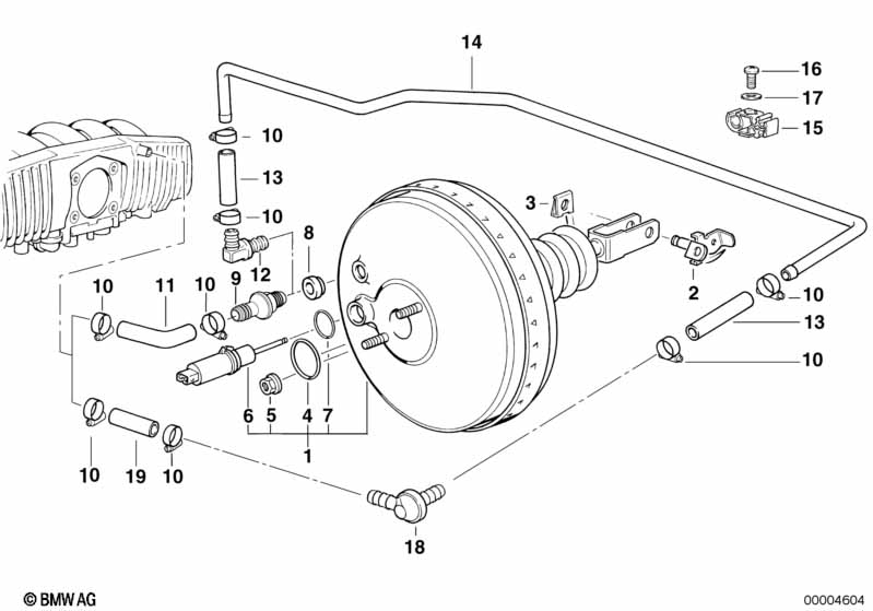 Brake servo unit ASC+T