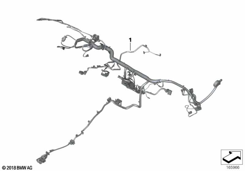 Wiring harness, instrument panel
