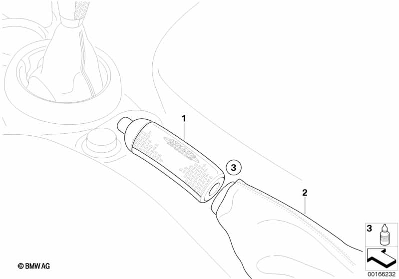 Handbrake handle