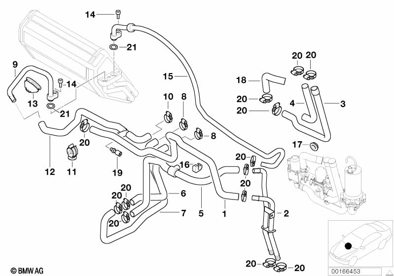 Genuine BMW 64128381344 E39 M E70 Hose Clamp (Inc. 525tds, X6 M50dX & X5 40iX) | ML Performance EU Car Parts