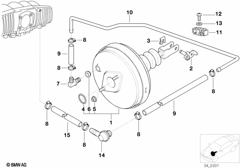 Servo-frein ABS