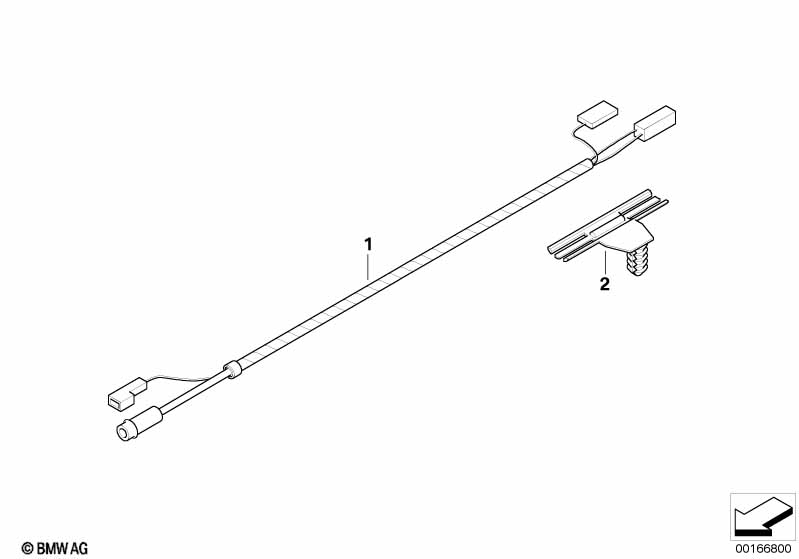 Genuine BMW 61129178766 E93 Wiring Harness, Antenna Amp, Rear Window (Inc. 318i, 323i & 328i) | ML Performance EU Car Parts