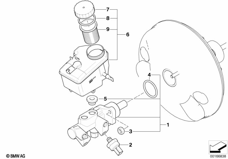 Brake master cylinder DSC