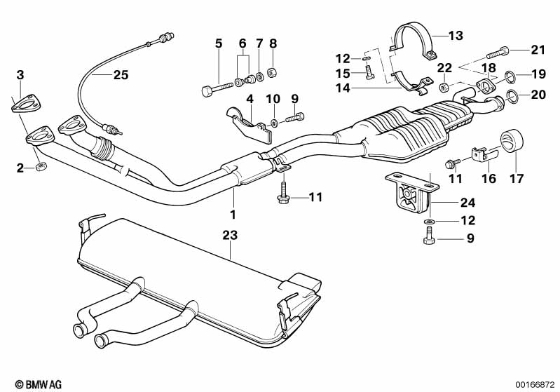 Genuine BMW 18302296054 Clamp (Inc. Z1) | ML Performance EU Car Parts