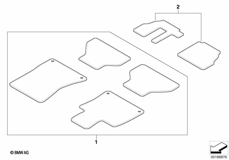 Floor mats Cross Country