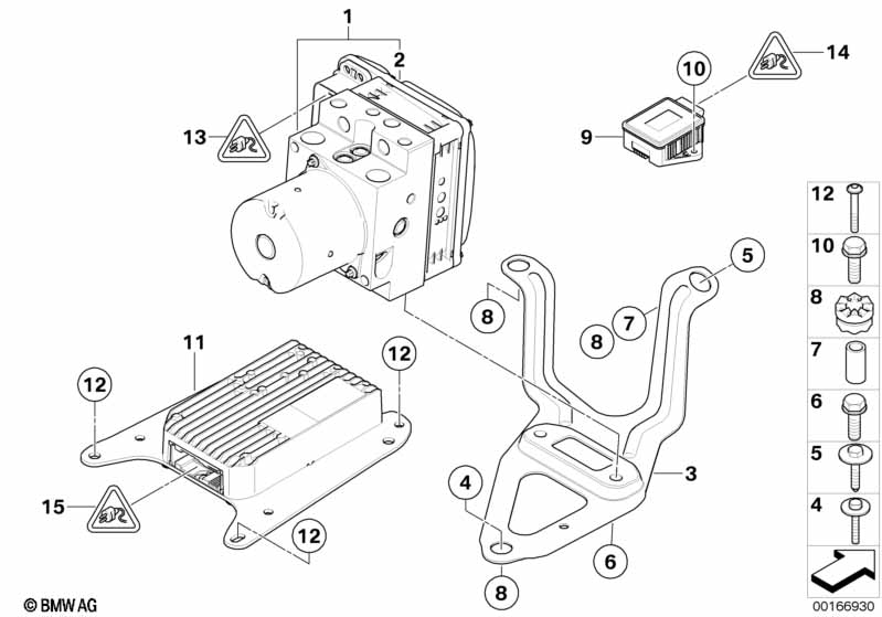Genuine BMW 07146954264 E71 E72 M Combination Allen Bolt (Inc. X5 40dX) | ML Performance UK Car Parts
