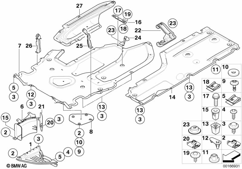 Shield,engine compartm./underfloor panel