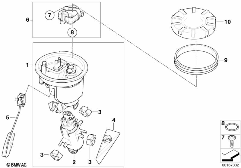 Fuel pump and fuel level sensor