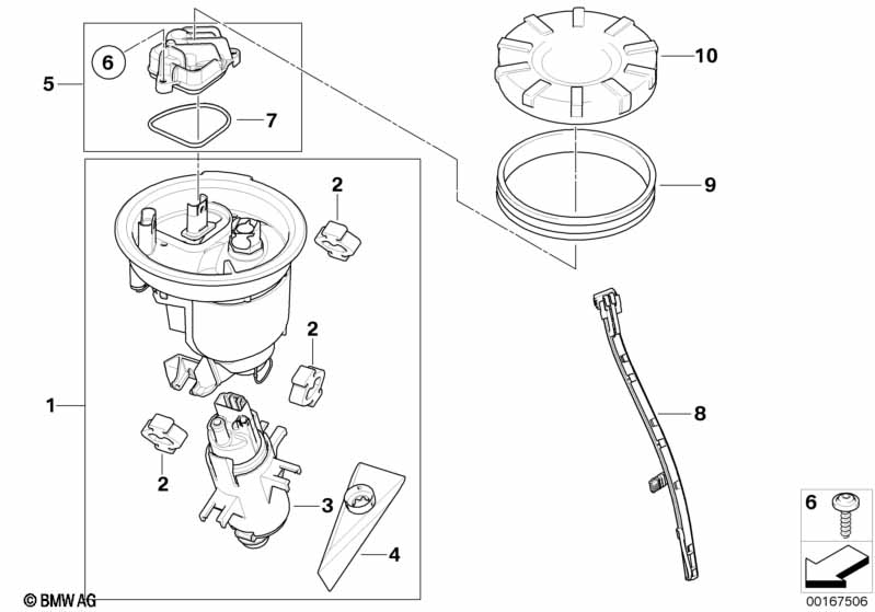 Fuel pump and fuel level sensor