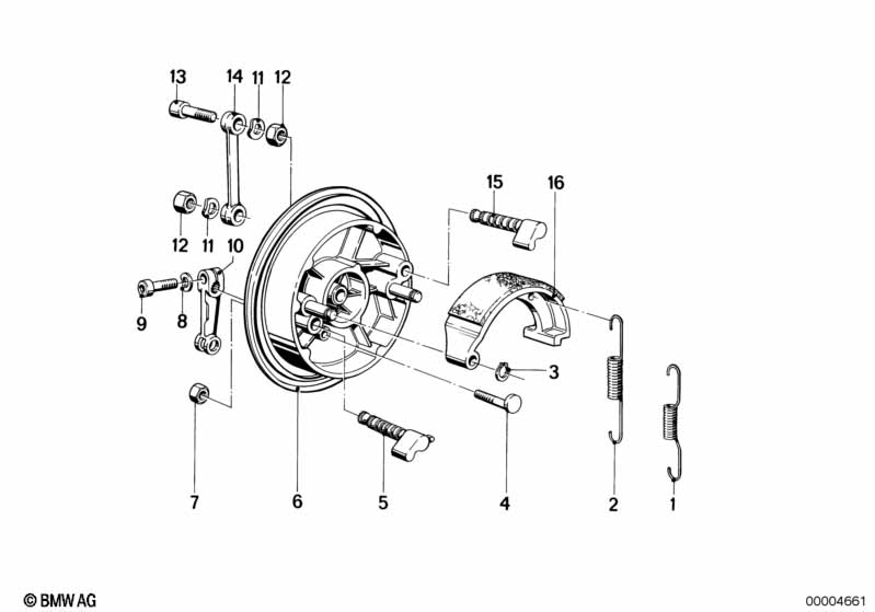 Genuine BMW 34111230011 Brake Lever (Inc. R75/5, R50/5 & R60/6) | ML Performance UK Car Parts