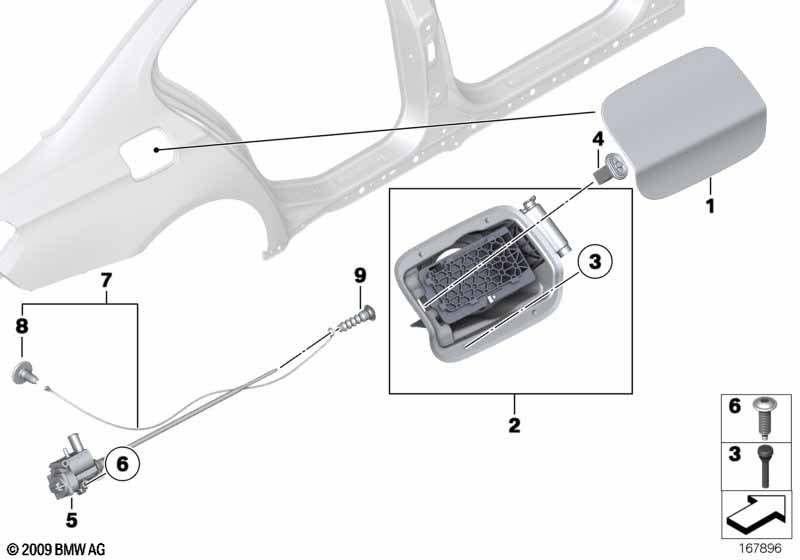 Genuine BMW 67116928323 E86 F03 E85 Clamp (Inc. Z4 2.5i, Z4 3.0i & 750LiS) | ML Performance EU Car Parts
