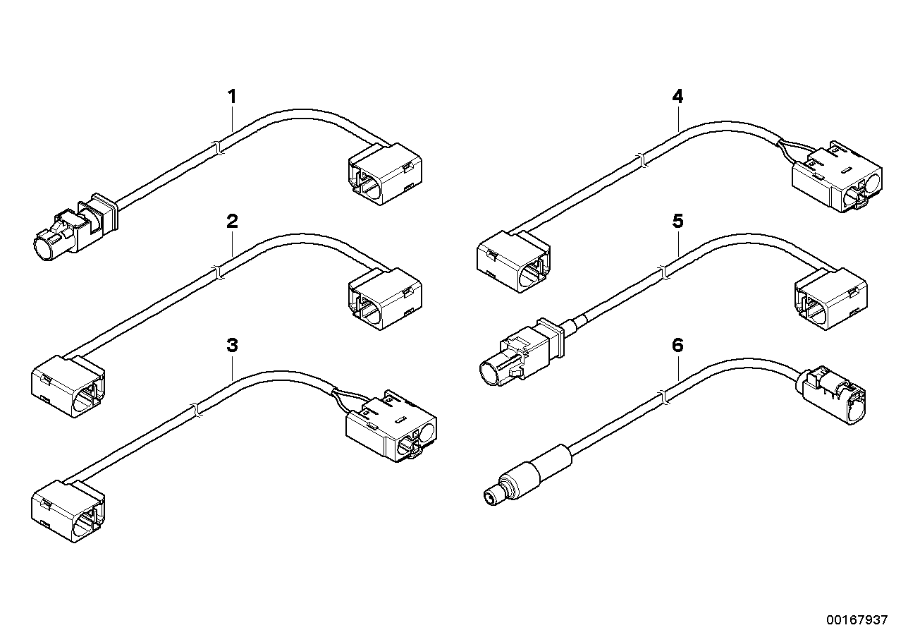 Genuine BMW 61119183946 E70 E72 Hsd Wire L=4470MM (Inc. X6 35dX, X5 35iX & X5 50iX) | Duco Car Parts UK Car Parts