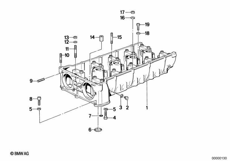 Cylinder head/intermediate housing