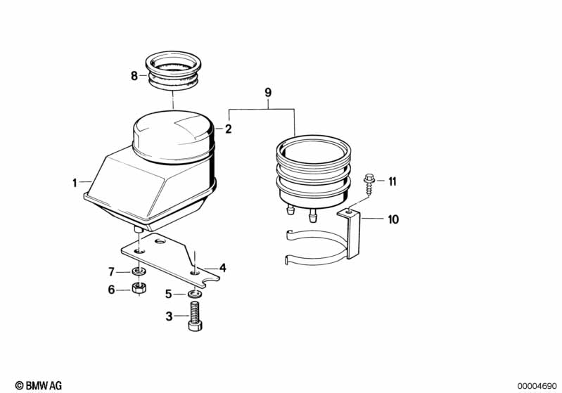 Fluid container rear