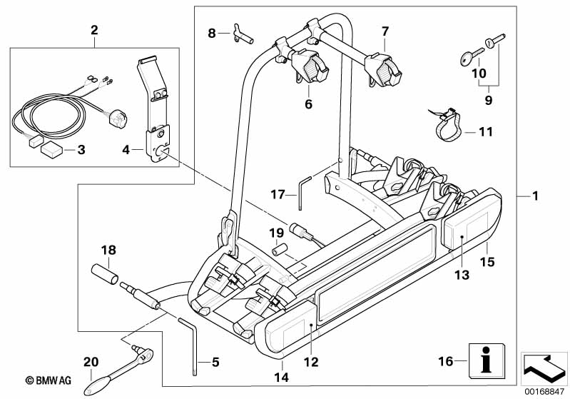 Bolt-on rear carrier ECE