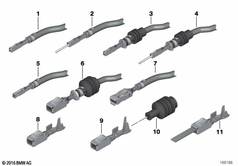 Socket/pin terminals