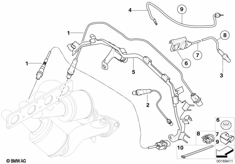 Lambda Probe Fixings