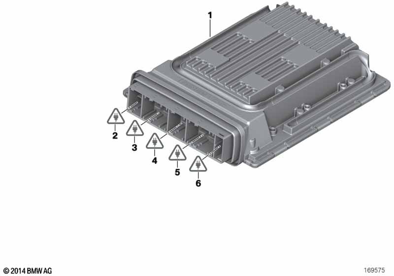 Genuine BMW 12147649411 E70 E71 Exch. Basic Control Unit Dme MSD85 (Inc. X5 50iX & X6 50iX) | ML Performance EU Car Parts