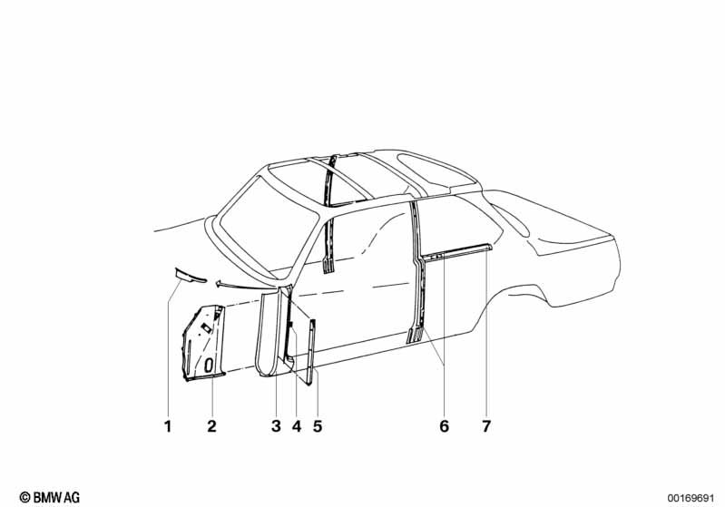 Genuine BMW 41211858285 Bracket For Door Retainer (Inc. 2000) | ML Performance UK Car Parts