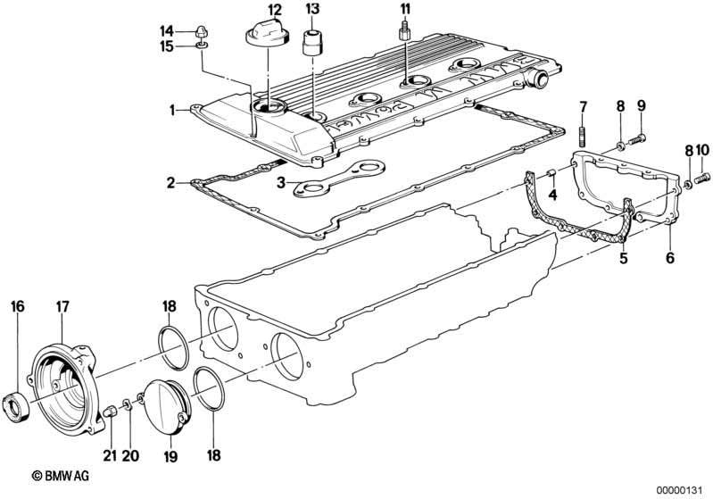 Genuine BMW 12111252257 E28 E24 O-Ring 60X3 (Inc. E30 M3, M1 & 320is) | ML Performance UK Car Parts