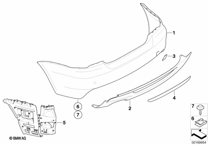 Genuine BMW 51128045508 E82 E88 Guide Right -M- (Inc. 125i, 118d & 135i) | ML Performance UK Car Parts