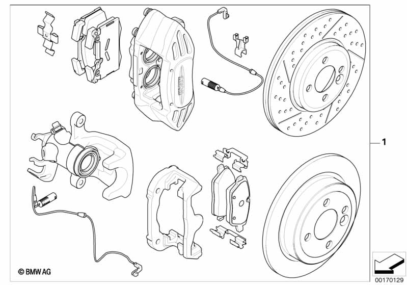 Set of sport brakes 'John Cooper Works'
