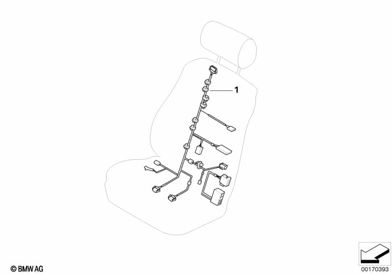 Wiring set seat