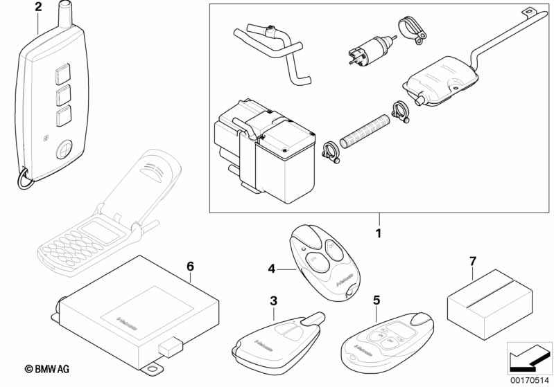 Install.kit, independent heater