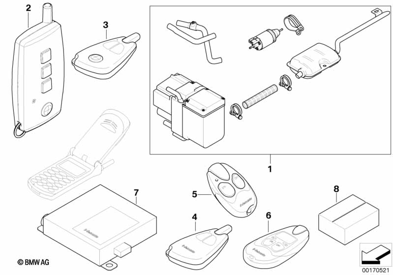 Install.kit, independent heater