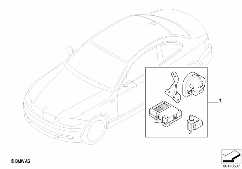 Genuine BMW Mini 61122163192 F13 E92 F07 Retrofit Wiring Harness Door Lock, Alarm (Inc. 325d, 640iX & M6) | ML Performance EU Car Parts