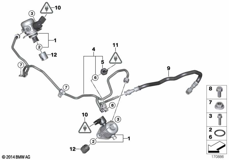 Genuine BMW 13537582065 E70 E71 Fuel Hose (Inc. X5 M & X6 M) | ML Performance EU Car Parts