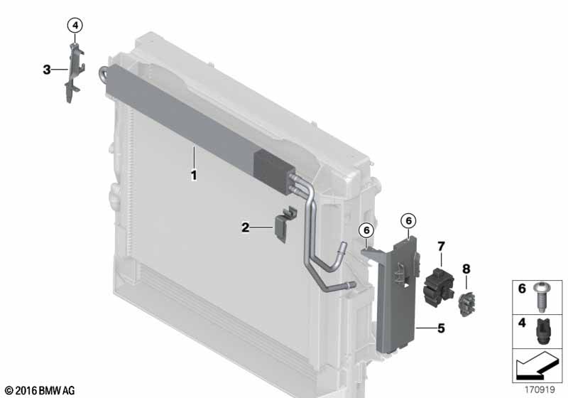 Genuine BMW 17117585491 E71 E72 E70 Clip Retainer (Inc. X5 50iX) | ML Performance UK Car Parts